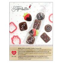 Cortadores de Biscoitos Mini Chocolates - Dia dos Namorados - Sweet Sugarbelle - 17 Peças