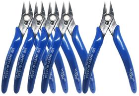 Cortadores de fio YEGEOOE Flush Wire Cutter 5PACK azul 12,7 cm Cortadores de fio YEGEOOE Flush Wire Cutter 5PACK azul 12,7 cm