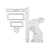 Cortadores De Metal Em Forma De Coelho Da Páscoa Para DIY Scrapbooking E Artesanato Em Papel 2025
