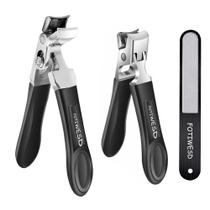 Cortadores de unhas Fotiwesd para idosos, mandíbula larga, unhas e pés