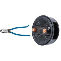 Cortadores diagonais, alicates Slim Head Linesman, bobina de arame