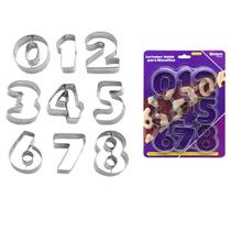 Cortadores e Moldes para Biscoitos Forma de Número do 0 à 8
