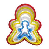 Cortadores Plastico Boneco com 5 un. SilverChef Cortadores Plastico Boneco com 5 un. SilverChef