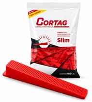 Cortag cunha niveladora slim c/100pçs