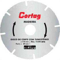 Cortag Disco Tungstenio Madeira 110Mm