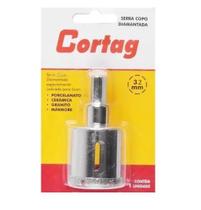 Cortag serra copo diamantada 32mm piso granito porcelanato Cortag serra copo diamantada 32mm piso granito porcelanato