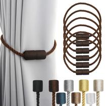 Cortain Tiebacks Porlau Coffee Strong Magnetic, pacote com 6