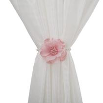 Cortain Tiebacks SUQ I OME Elegant Pearl Magnetic, pacote com 2 unidades, rosa
