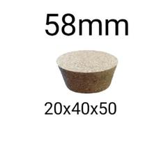 Cortiça 58 Mm - 25 Unidades p/ Vidros 100 ml