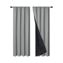 Cortina 100% Blackout Em Cor Sólida Para Salas De Estar E Quartos Decorativa E Embelezadora Cortina 100% Blackout Em Cor Sólida Para Salas De Estar E Quartos Decorativa E Embelezadora