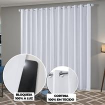 Cortina 100% Blecaute em Tecido 2,70x2,50 Bloqueia totalmente a Claridade - Supreme