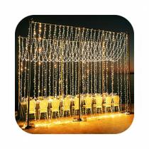 Cortina 1900 Led Micro-lâmpada Fixa 5m X 5m Prova D'água Festa Decor Casamento Natal