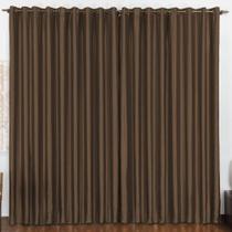 Cortina 2 Mts Sala Quarto Escritório Blackout Para Trilho Comum Tabaco Cortina 2 Mts Sala Quarto Escritório Blackout Para Trilho Comum Tabaco