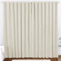 Cortina 2 Mts Sala Quarto Oxford para Trilho Comum Baratissima Palha - 100% Poliéster Cortina 2 Mts Sala Quarto Oxford para Trilho Comum Baratissima Palha - 100% Poliéster