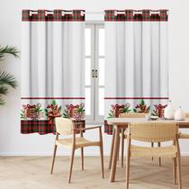 Cortina 2,00 Larg. X 1,50 Alt. Decorativa De Natal