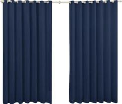 Cortina 2,00X1,40 Oxford Quarto Sala Cozinha Azul Marinho