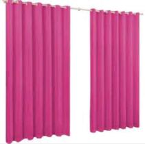 Cortina 2,20X1,70 Microfibra Liso Pink Ilhós Branco Rios Enxovais Cortina 2,20X1,70 Microfibra Liso Pink Ilhós Branco Rios Enxovais