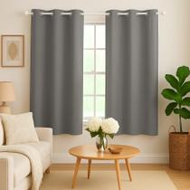 Cortina 2,20x1,70 Quarto Sala Escritorio Cinza Cortina 2,20x1,70 Quarto Sala Escritorio Cinza