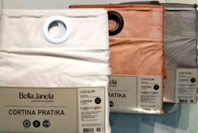 Cortina 2,40x1,60 Pratika Slim terracota Bella janela - Bela janela Cortina 2,40x1,60 Pratika Slim terracota Bella janela - Bela janela