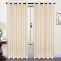 Cortina 250X360 Blackout Embossed Cashmere Bege