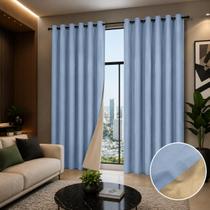 Cortina 2,80 x 2,30 Blackout PVC Corta Luz Total Diversas Cores
