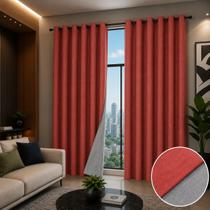 Cortina 2,80 x 2,30 Blackout PVC Corta Luz Total Diversas Cores