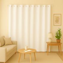 Cortina 3,00x2,20 Quarto Sala Escritorio Branco - Sofisticada Moda Casa Cortina 3,00x2,20 Quarto Sala Escritorio Branco - Sofisticada Moda Casa