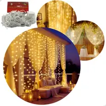 Cortina 304 Leds Decoração Natal Festas Aniversários Ano novo 2x3m 8 Funções Pisca Pisca, fixa etc Cortina 304 Leds Decoração Natal Festas Aniversários Ano novo 2x3m 8 Funções Pisca Pisca, fixa etc