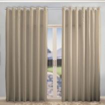 Cortina 4 Metros Largura Tecido Microfibra Várias Cores e Altura