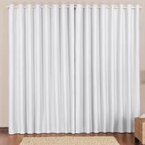 Cortina 4 Mts Sala Quarto Escritório Blackout Para Trilho Comum Gelo Cortina 4 Mts Sala Quarto Escritório Blackout Para Trilho Comum Gelo