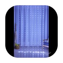 Cortina 400 Led Prova Dagua 4,0m x 2,2m 8 Funções Fio Transparente Decor Festa Casa Natal Bivolts Cortina 400 Led Prova Dagua 4,0m x 2,2m 8 Funções Fio Transparente Decor Festa Casa Natal Bivolts