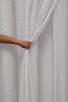 Cortina 5 Metros X 2,80 C/ Voil Voal Xadrez Quarto Sala