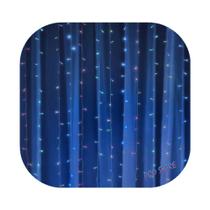 Cortina 500 Led 3,0m x 2,5m 8 Funções Colorido Decor Festa Casa Natal 220V Cortina 500 Led 3,0m x 2,5m 8 Funções Colorido Decor Festa Casa Natal 220V
