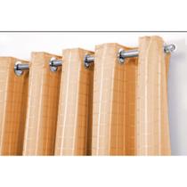 Cortina 6 Metros X 2,80 C/ Voil Voal Xadrez Quarto Sala