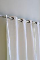 Cortina 6m x altura - voal gaze de linho com forro micropercal decorativa sala quarto