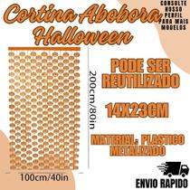 Cortina Abobora Halloween Susto Dia Bruxa Decoracao Festa Cortina Abobora Halloween Susto Dia Bruxa Decoracao Festa
