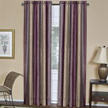 Cortina ACHIM Ombre Panel 127x213 cm Poliéster Beringela