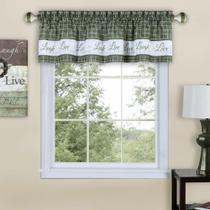 Cortina ACHIM Valance 147x36 cm Verde filtrante de luz Cortina ACHIM Valance 147x36 cm Verde filtrante de luz