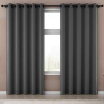 Cortina adomes belga semi blackout 2,80 x 3,00m cinza Cortina adomes belga semi blackout 2,80 x 3,00m cinza