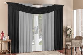 Cortina Alana 3m x 2,50m Para Quarto Sala 100% Poliester Cortina Alana 3m x 2,50m Para Quarto Sala 100% Poliester