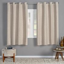 Cortina Albany 2,20M X 1,40M Jacquard Corta Luz Sala Dourado Cortina Albany 2,20M X 1,40M Jacquard Corta Luz Sala Dourado