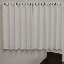 Cortina Alto Padrão De Voil Bordado Arabescos Com Forro Microfibra P/ Varão 4,00x1,80 Cortina Alto Padrão De Voil Bordado Arabescos Com Forro Microfibra P/ Varão 4,00x1,80
