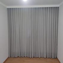 Cortina Alto Padrão Trilho Suíço Wave Deslizante Sob Medida Porta Janela Sala 7,00x2,60 Cortina Alto Padrão Trilho Suíço Wave Deslizante Sob Medida Porta Janela Sala 7,00x2,60