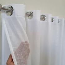 Cortina Alto Padrão Voil Linho Forro Sala Porta Janela 4,00x2,60 Luxo Cortina Alto Padrão Voil Linho Forro Sala Porta Janela 4,00x2,60 Luxo
