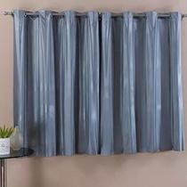 Cortina Ambiente Sala Quarto Escritorio Blackout Pvc Corta Luz 100 % 2,20 X 1,30 Blecaute Escura