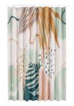 Cortina antimofo para box banheiro lavável instalação fácil