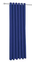 Cortina Azul-Royal Oxford 150X250 Sala/Quarto Fabritex