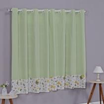 Cortina Baby 2 Metros Quarto de Bebê Infantil Menino Menina Varão Simples