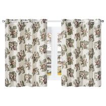 Cortina baggio para sala/quarto 2,80x1,40m verde