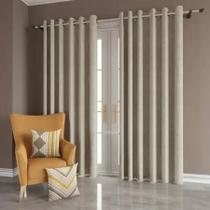 Cortina Bali 400x230cm Marfim com Forro - Belchior Cortina Bali 400x230cm Marfim com Forro - Belchior